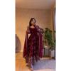 Look de Fiesta Ropa de Boda Traje Anarkali Diseñador Indio Pakistáni Salwar Kameez