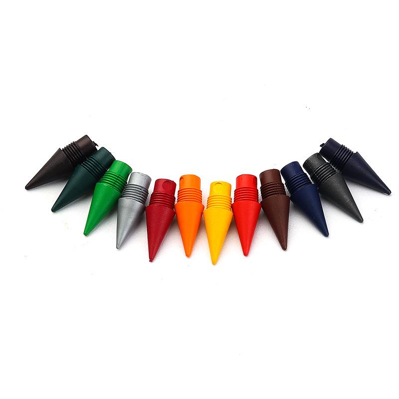 Erasable Posture Correcting Eternal Pencil - 12 Colors, No Sharpening Needed, Durable Lead, Perfect for Kids' Drawing.