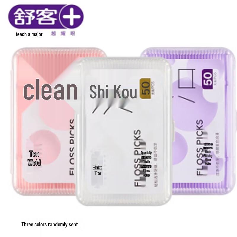

Shuke+ Professional Dental Floss Picks, 3-Pack