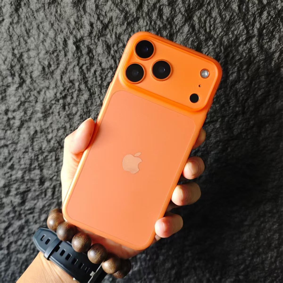 

For IPhone 17 Pro Ultra-thin Imported PP Non Yellowing for Apple 15 Promax Phone Case 16e Frosted Breathable For Apple 17Air [integrated button]