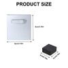 Metal Self Adhesive Hangers Aluminum Square Wall Mount Set Self Stick Metal Hangers Set for Picture Art & Mirror Hanging