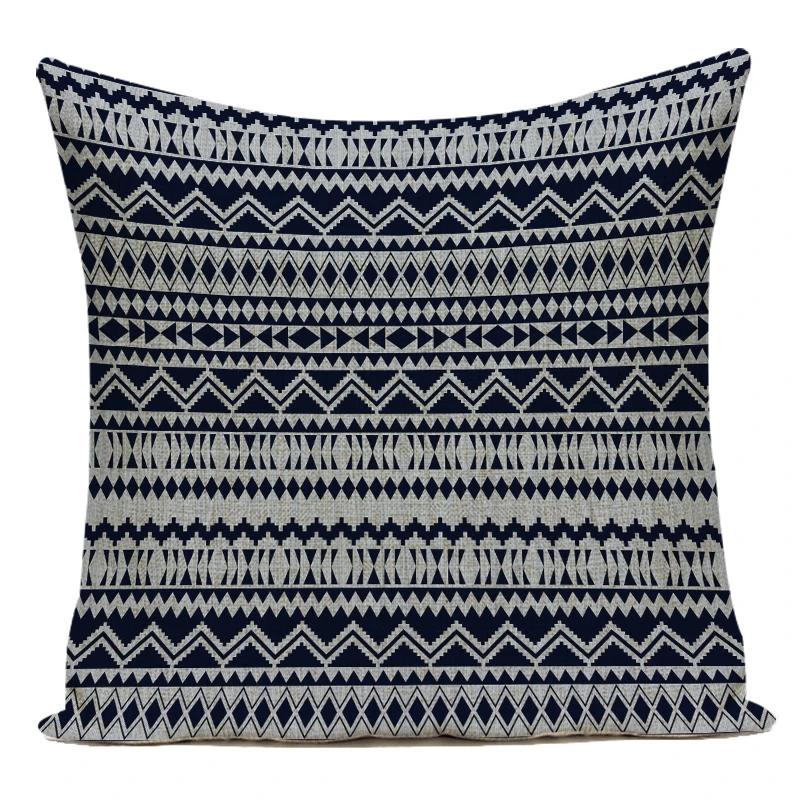 Polyester Boho Style Simple Geometric Decorative Pillows Cushion Cover For Living Room Decoration Pillowcase
