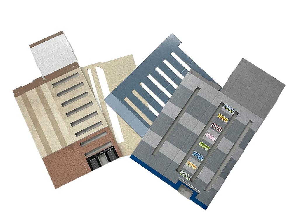 TOMYTEC Paper Structure C04 Heights Tennant Building Diorama Supplies Eco-Rakuture