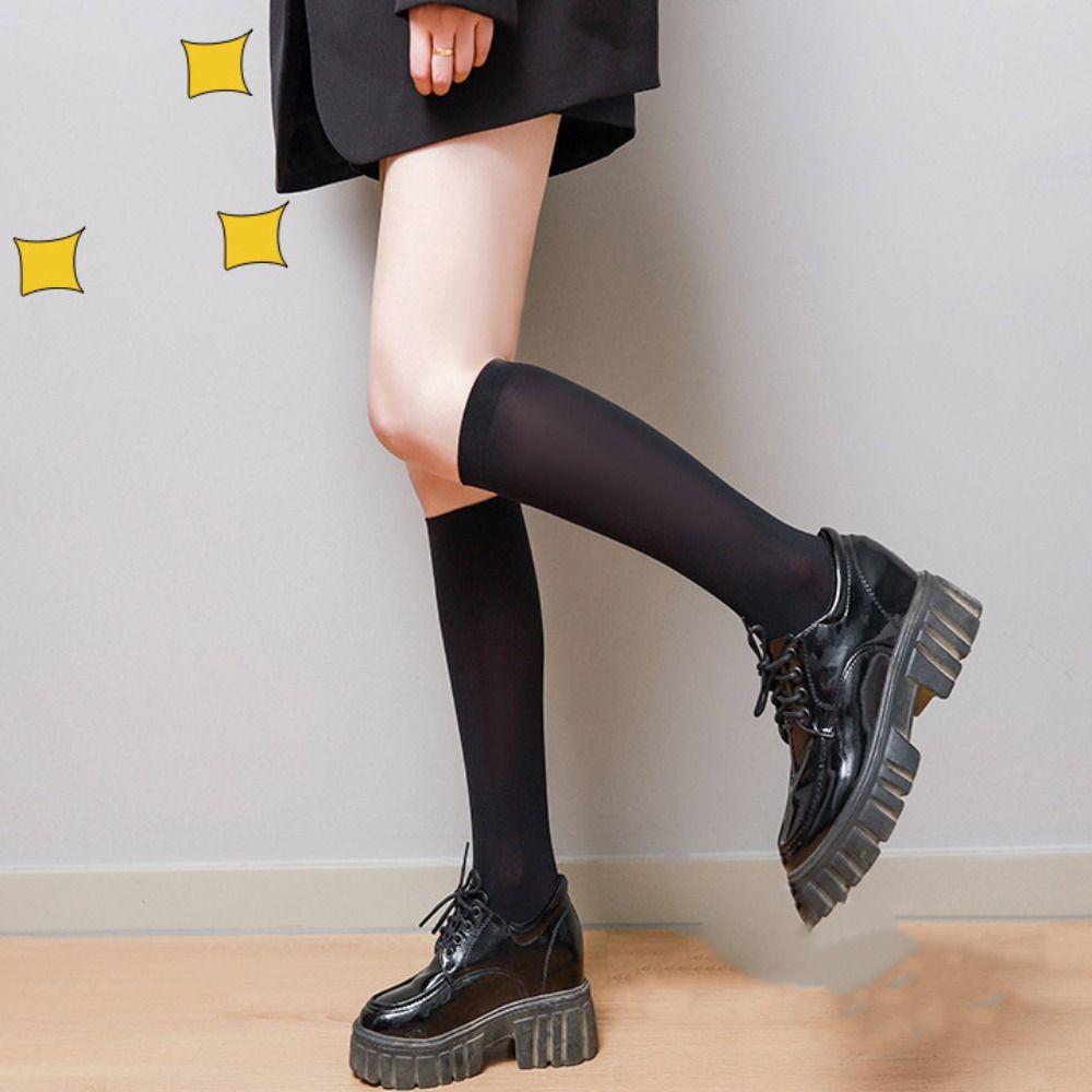 Absorbující pot Jk Lolita Dívčí Punčochy Bavlněné Nadkolenní Ponožky Harajuku Dámské Punčochy Párty