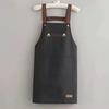 Waterproof Stain-Resistant Kitchen Apron with Simple Print