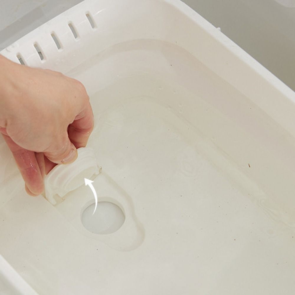Space Saving Vegetable Washing Basin Foldable Laundry Tub Durable Dishpan  Food