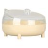 Cat Tilted Bowl Oblique Mouth Tilted Pet Feeder Bowl to Protect Spine for Dog Puppy Small Animals