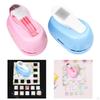 Kids Stamp Shape Paper Punch Easy Accessory for Journaling Versatile Lever Action 8x5x5.4 cm