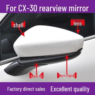 Cubierta de Espejo Retrovisor y Reflector para Modelos CX-30 2020-2025