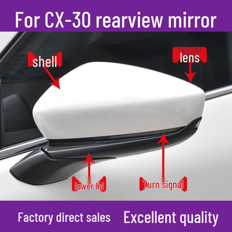 CX-30 Rearview Mirror Cover & Reflector for 2020-2025 Models