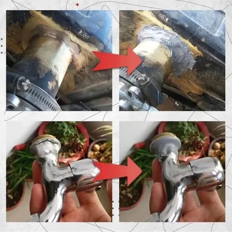 Metal Repair Epoxy Glue, Cold Weld Steel Putty, Heat Resistant Sealant, Casting Defect Filler, Heavy Duty Metal Adhesive