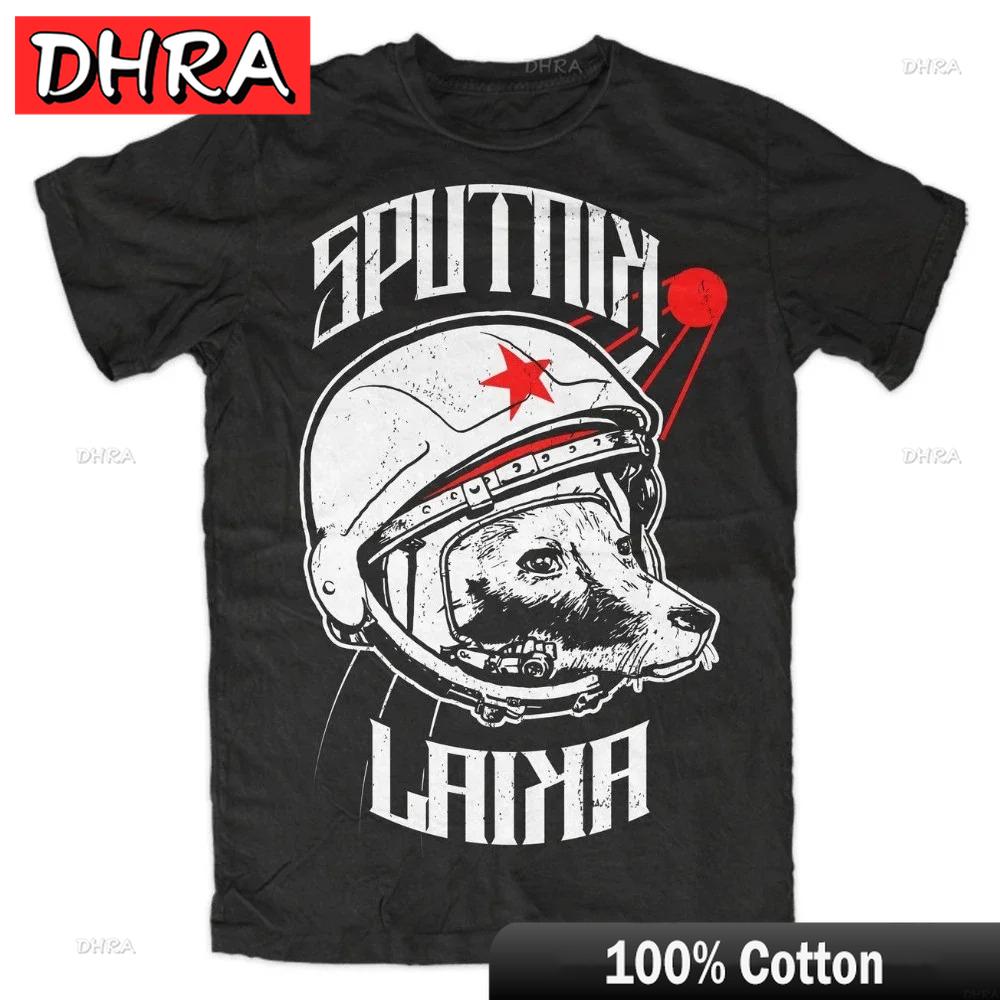 LAIKA BOSS CCCP Dog TShirt Soviet Russia USSR Space Unisexs T Shirt Harajuku Printed Clothing Vintage Tee Cool Cute Cotton Tops