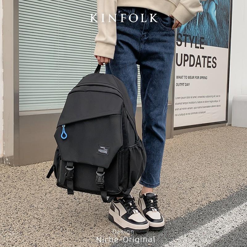 

Schoolbag Unisex College Students Junior High School Large Capacity Trendy Cool Backpack Computer Fitness Travel