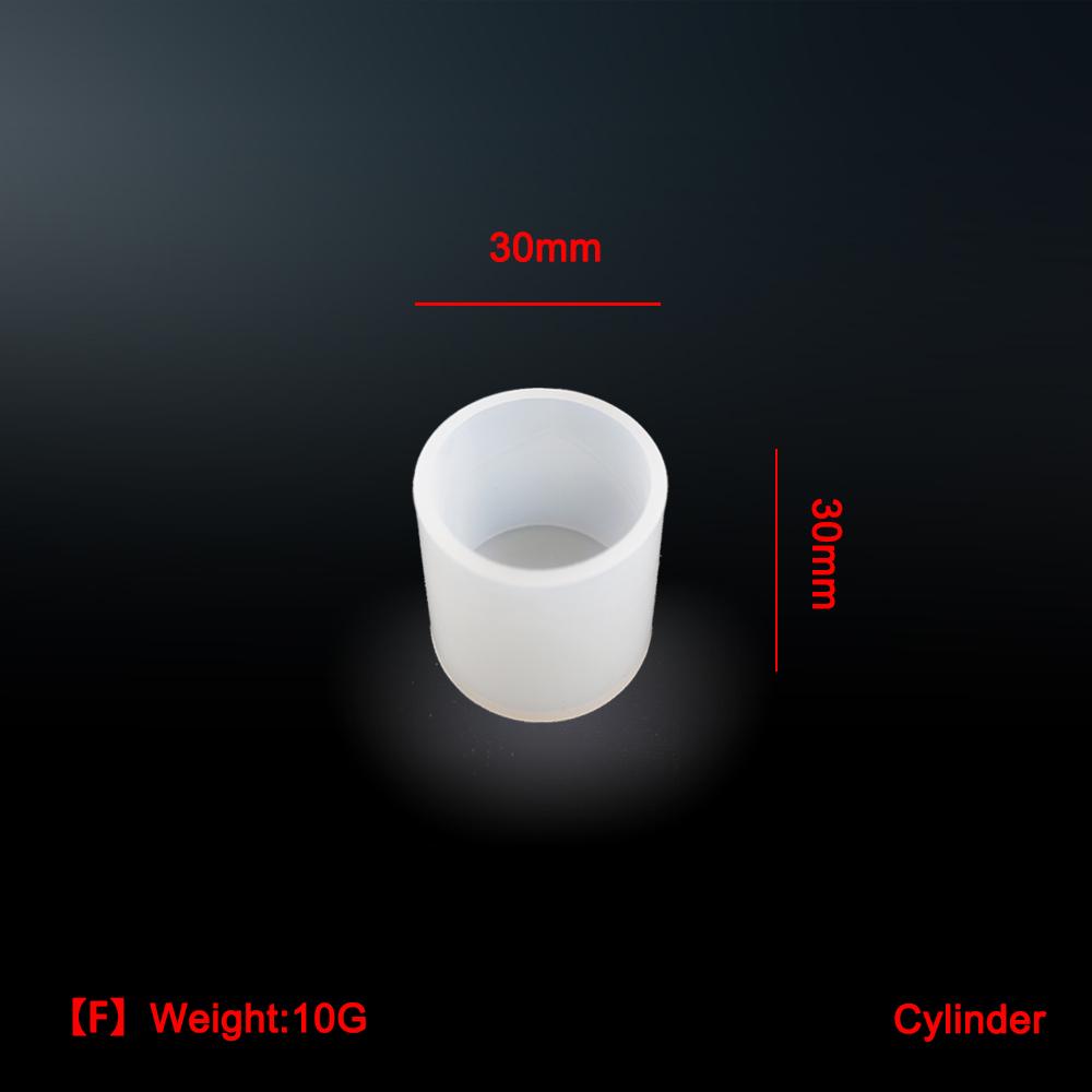 1PC 10 Style Cylindrical Hexagon Silicone Mold DIY Epoxy Resin Casting Mould UV Candle Home Decoration Jewelry Making Tools