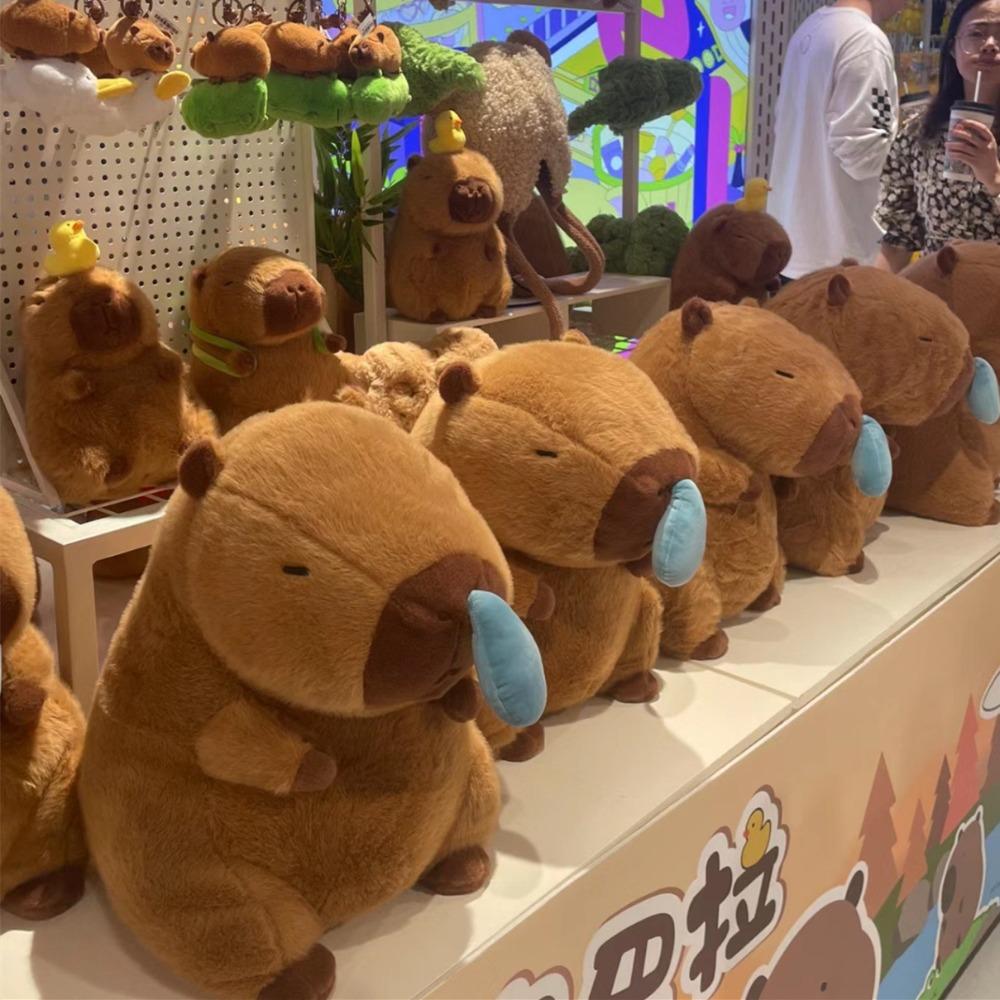 Kapibara Doll Capybara Doll Plush Toy Cloth Doll Children's Throw Pillow Women's Birthday Gift Gift