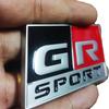 GR Sport metal car sticker badges for  Prado 86 HV Yaris RZ RC RS C-HR Corolla Prius Harrier Camry Tacoma Venza RAV4
