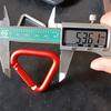 12PCS Aluminum Alloy Triangular Carabiner Buckles The Ultimate Tool for Professional Outdoor Enthusiasts Webbing/compass Hooks