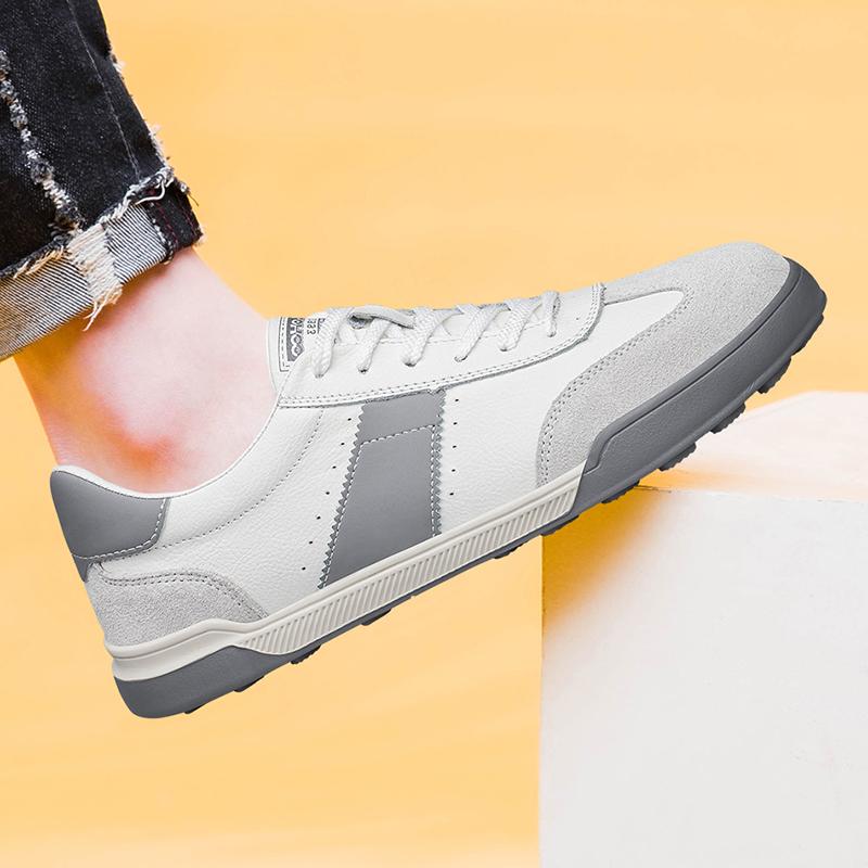 Trend Oxford Shoes Men's Classic Flats Male Skateboard Shoes Outdoor Leather Soft Sole Footwear Comfortable Casual Driving Shoes