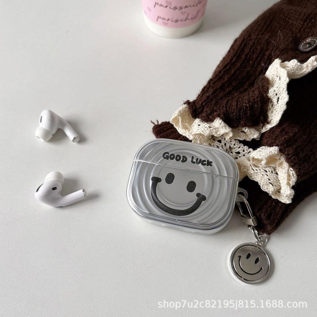 Ripple plating smiley face for AirPods 1 /1/1 protective case apple bluetooth headset case pro1/pro anti-drop