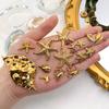 2/5/10P Stainless Steel Pendant Series Marine Style Pendant Multiple Choice Earrings DIY Necklace Jewelry Accessories