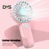 Handgehaltener kleiner Ventilator, starker Luftstrom, geringe Geräuschentwicklung, geringer Stromverbrauch, kompakte Größe, tragbarer batteriebetriebener Taschenkühlventilator