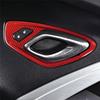 Powerful Carbon Fiber Sticker Car Door Inner Handle Frame Interior Trim Replacement Parts For Camaro 2016- A