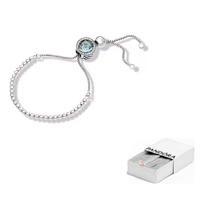 Pandora Shining Heart Charm Bracelet Women's ZT0134