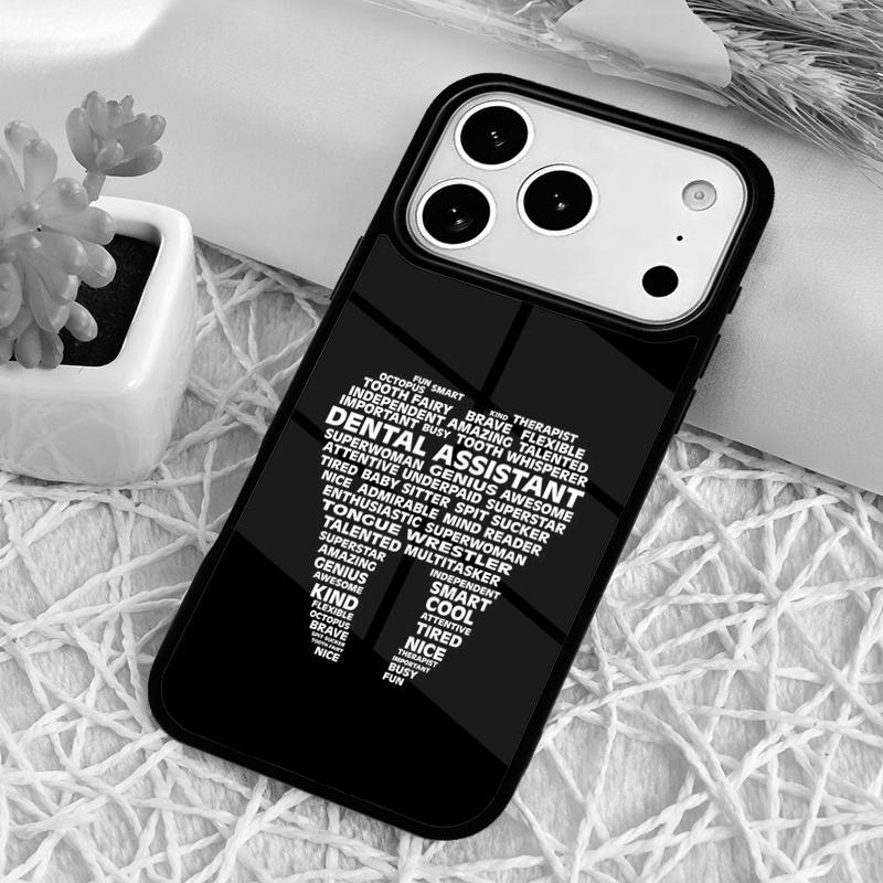 Dental Definitions Tooth Phone Case for iPhone 17 Air 16 15 11 12 14 13 Pro Max Shockproof Cover