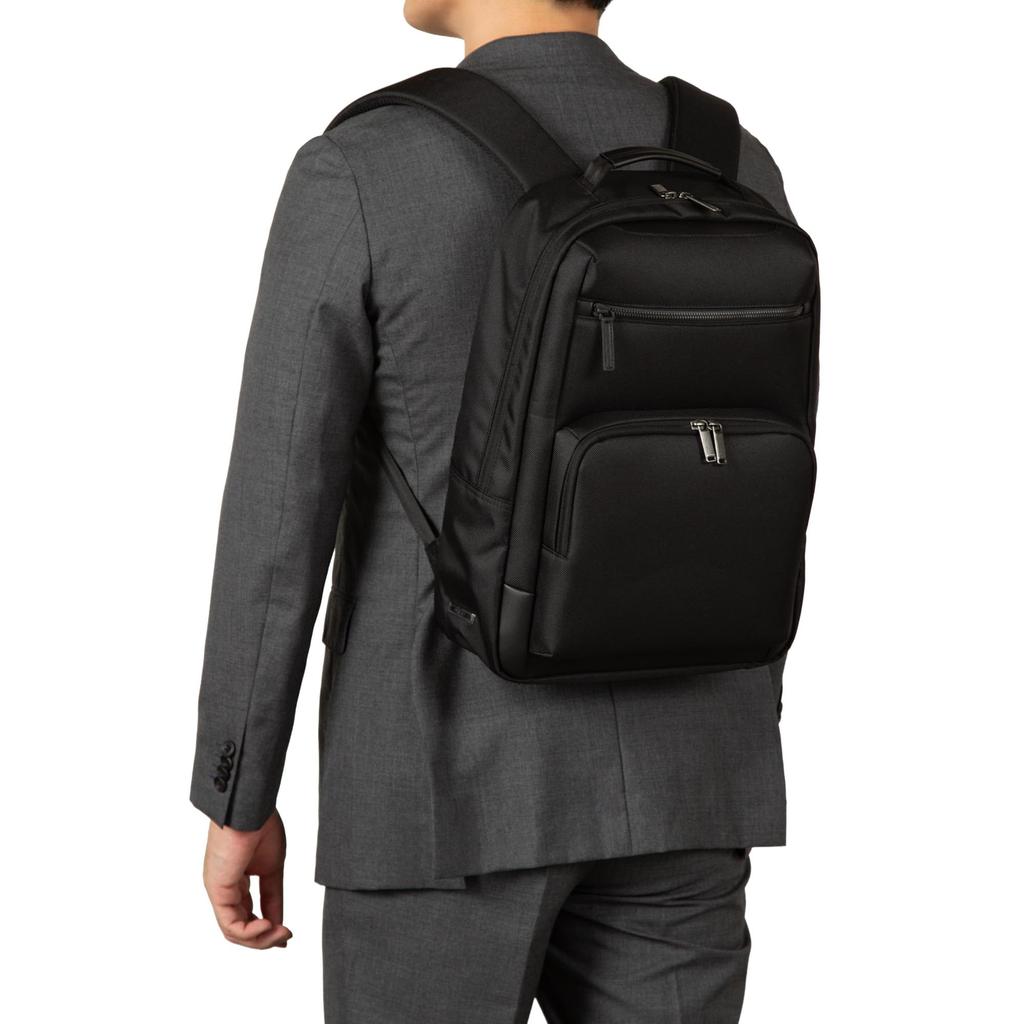 Ace Chiron Backpack, 68943, Black, Business Backpack, B4 Size, Fits 13.3-inch PCs, Setup Function