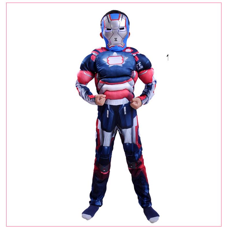 Children's Halloween Cosplay Costumes: Thor, Spider-Man, Venom, King Kong, Hulk.