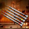 5PCS Set 0.8-1.6mm Steel Screwdriver For Watch Repairing Portable Watch Tools Band Removal With Mini Link Pins Watchmaker Tools
