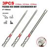 3/6PCS Strong Magnetism Electric Screwdriver Bits Set Hex Shank Screwdriver Bits  For Impact Drill