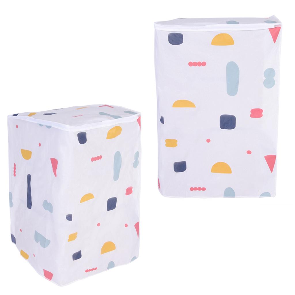 Waterproof Washing Machine Zipped Cover Dust Protection for Top Load Washer Dryer(Top Load)