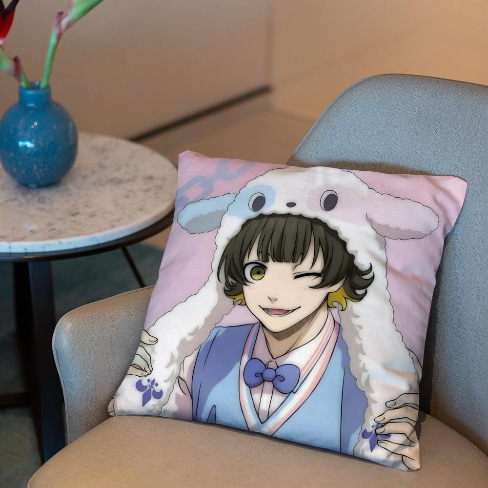 Blue Lock Anime Cushion Cover 2-in-1 Reversible Plush Pillow Cover | Car/Sofa/Bed | Perfect Gift