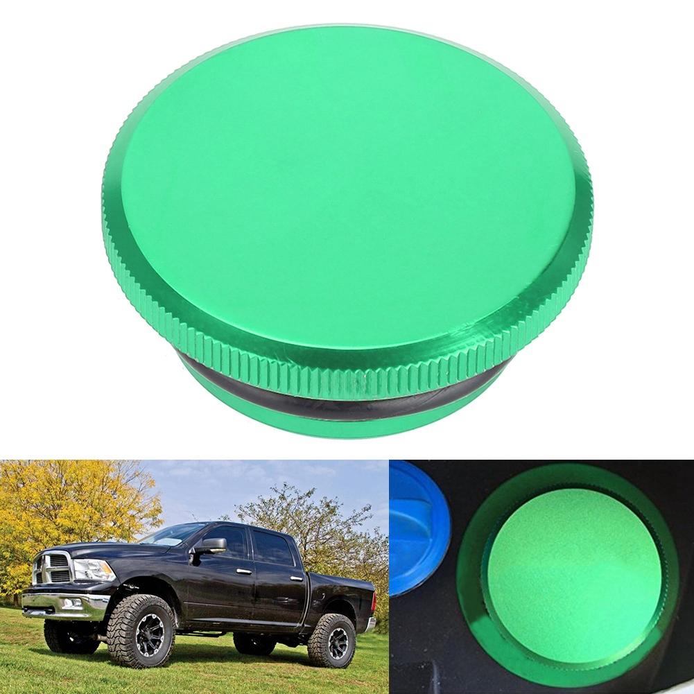 Aluminium Alloy Car Fuel Tank Cover Cap Fit For Dodge Ram 1500 2500 3500 2013 2017 (Green)