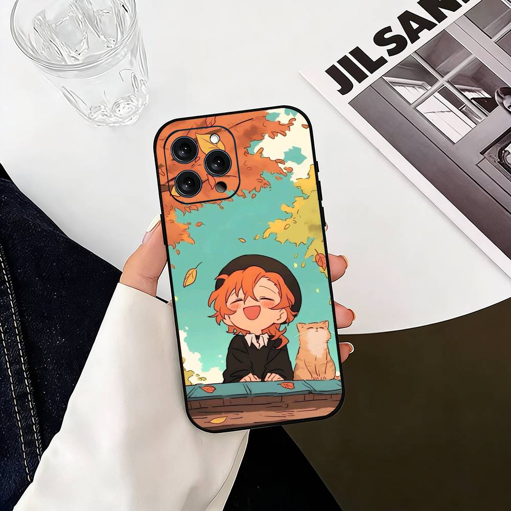 BSD D-Dazai Osamu   Phone Case Silicone Soft For IPhone 17 16 15 14 13 12 11 X XR Plus Pro Max Plus