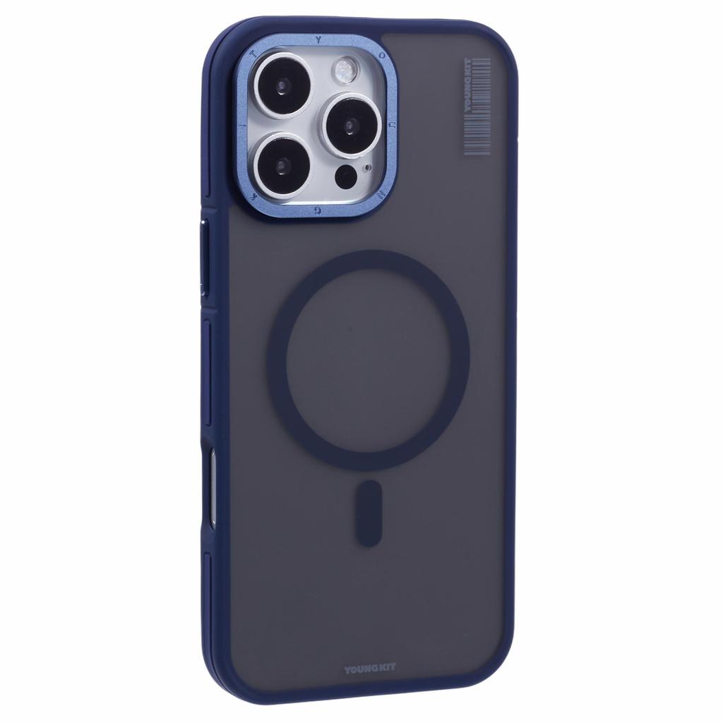 YOUNGKIT For iPhone 16 Pro Max Case Compatible with MagSafe PC+TPU Anti-Fingerprint Phone Cover