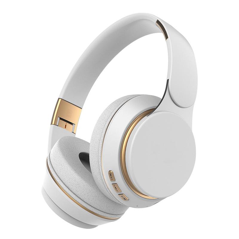 Wireless Headphones Foldable Adjustable Stereo Gaming Earphone Bluetooth+Tf Play+3.5Mm Aux 3 Modes Hifi Heavy Bass Headsets