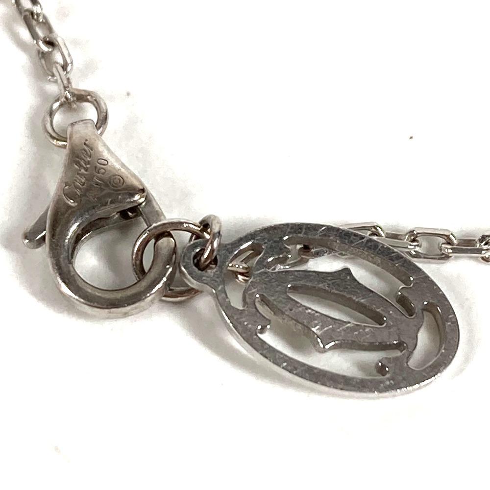 Cartier Gold K18 18K WG Sapphire Leger 1 Point Sapphire Bracelet Au750