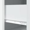 White Drawer Cabinet 66 x 34.5 x 87 cm Particleboard
