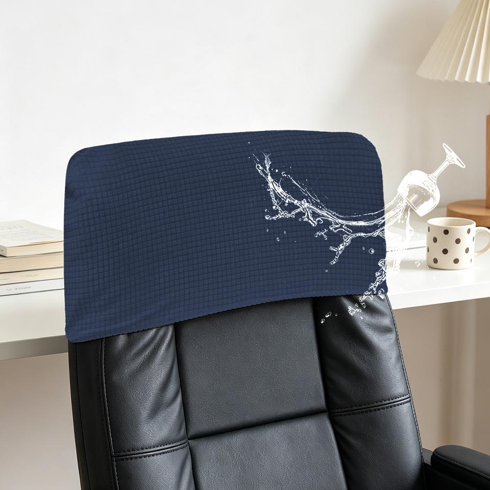 1 4 6 Pcs Waterproof Elastic Office Chair Backrest Cover Dustproof Protection Slipcover