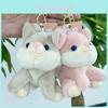 Adorable Plush Fox Keychain Soft Toy Cute Cartoon Animal Doll For Bags And Accessories