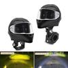 Motorsykkel LED Spotlights Dobbelfarget Høy- og Lavlys Kjørelys Moto Scooter Kjøre Tåkelys For Offroad Lastebil SUV ATV UTV Linse Frontlykter