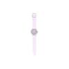 Swatch New Gent Series Quartz Movement Rainbow Gradient Minimalist Waterproof Watch Women watches Pink SUOK155