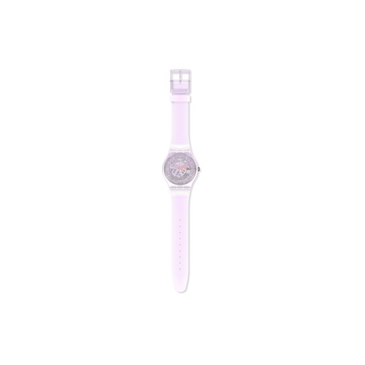 Swatch New Gent Series Quartz Movement Rainbow Gradient Minimalist Waterproof Watch Women watches Pink SUOK155