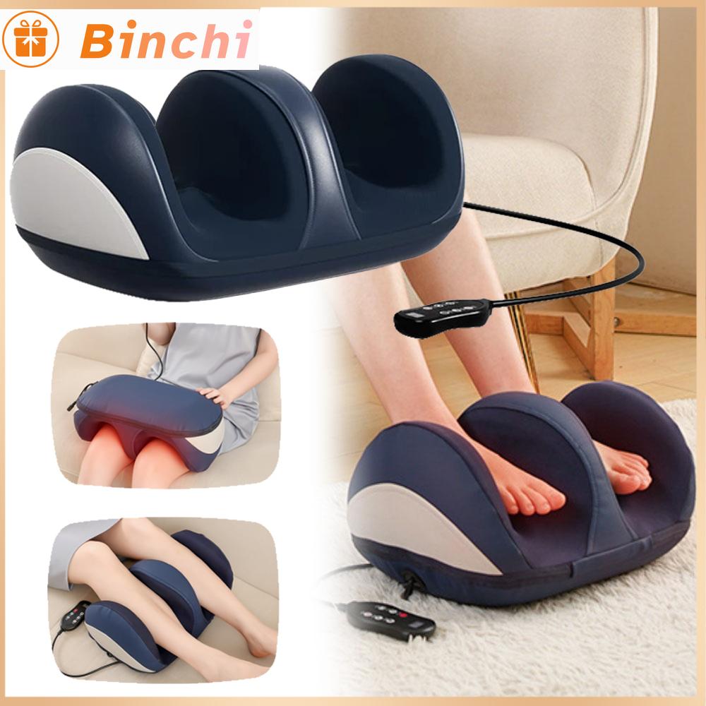 Super Big Electric Foot Massager Hot Compression Heating Therapy Shiatsu Kneading Roller Massage Muscle Relief Heel Healthy Care