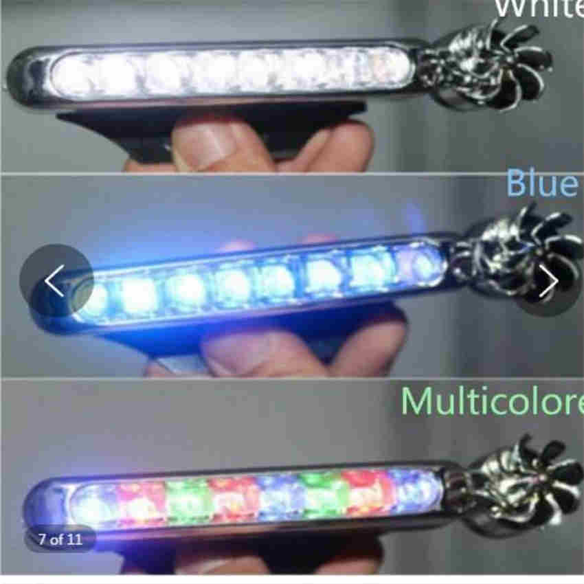 1 пара автомобильных светодиодных фонарей, автомобилей, мотоциклов, велосипедов, ветроэнергетических дневных ходовых огней, сигнальных ламп белый