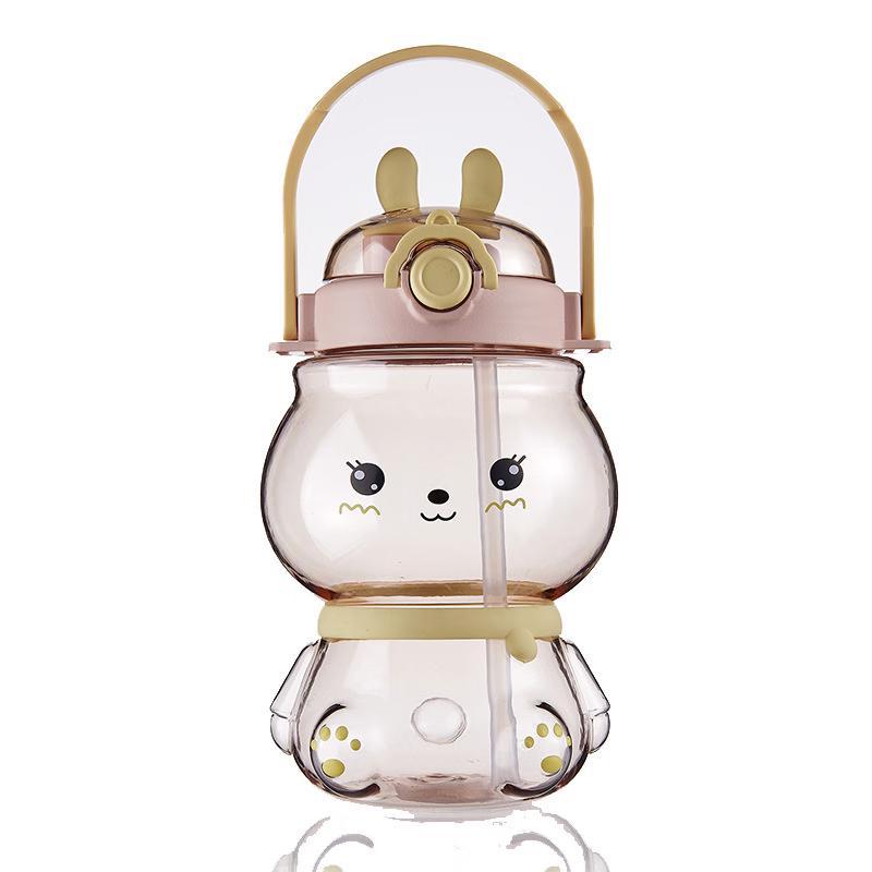 Stylish Gourd-Shaped Portable Plastic Water Bottle