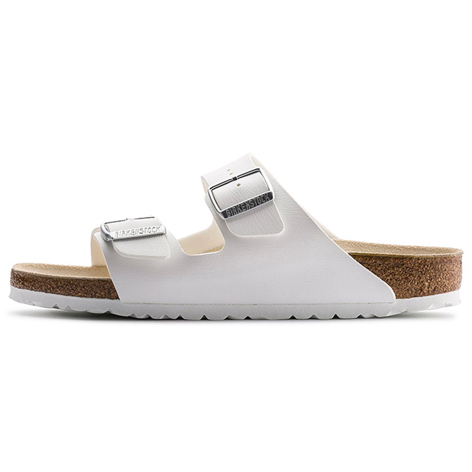 Birkenstock Arizona Birko Flor  White  51733 35