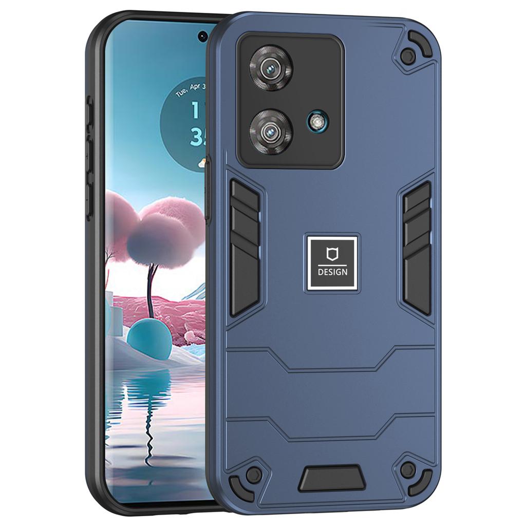 Funda para Teléfono Motorola Edge 40 Neo 5G Híbrida de Doble Capa TPU Suave PC Duro Cubierta a Prueba de Golpes